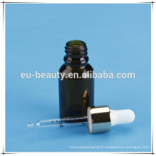 Essential oil Glass Bottle gold Dropper Cap